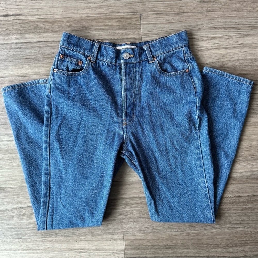 COMUNE Straight Blue Denim Jeans Size mall